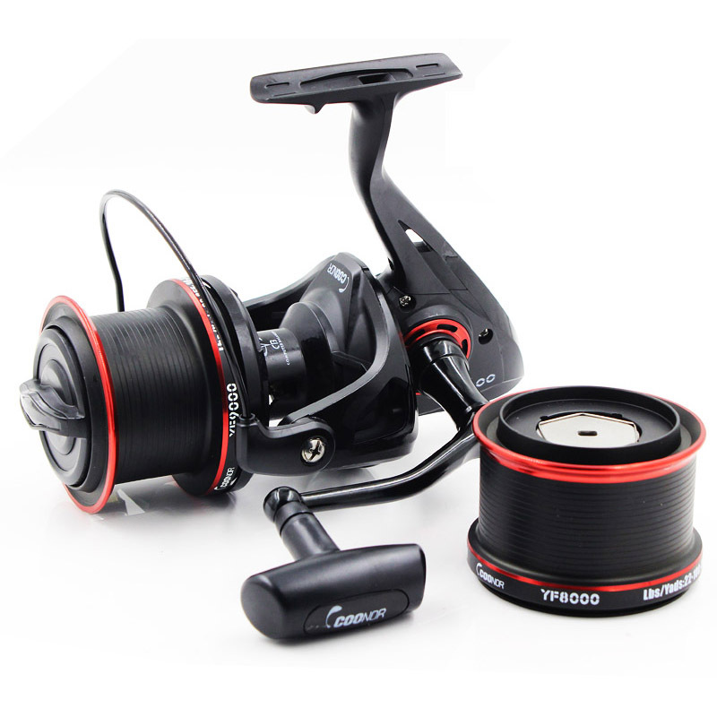 Full metal double cup cup 9000+8000 fishing reel