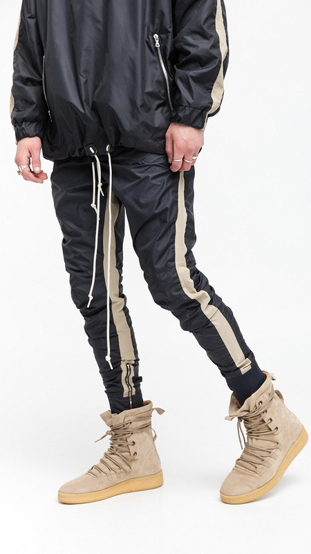 Zipped Ankle Track Pants Mens 2021 Fashion Urban Jumpsuit Joggers Trousers Male Hip Hop Stripe Sweatpants High Quality