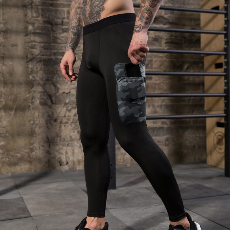 Camo pockets for men's track pants