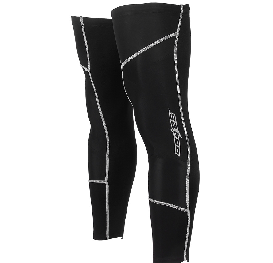 Winter windproof warm 3D cut cropping fleece leg sets Bicycle riding leg sets