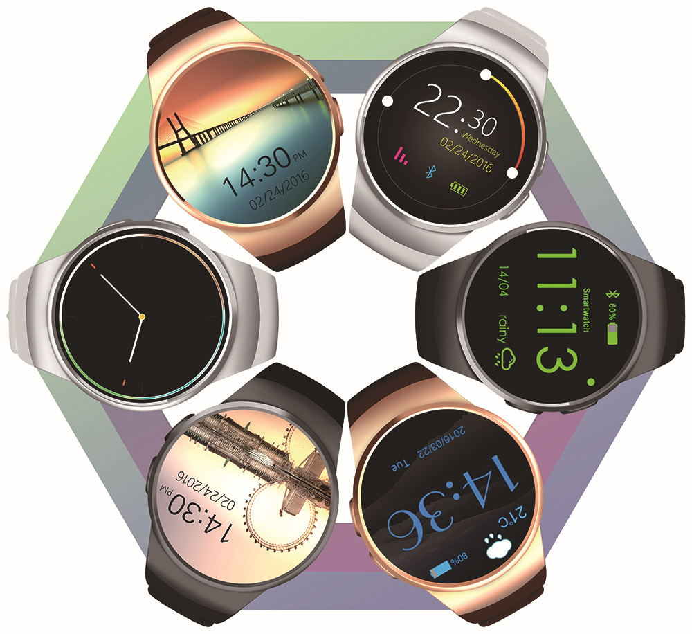 Round screen card bluetooth call smart watch