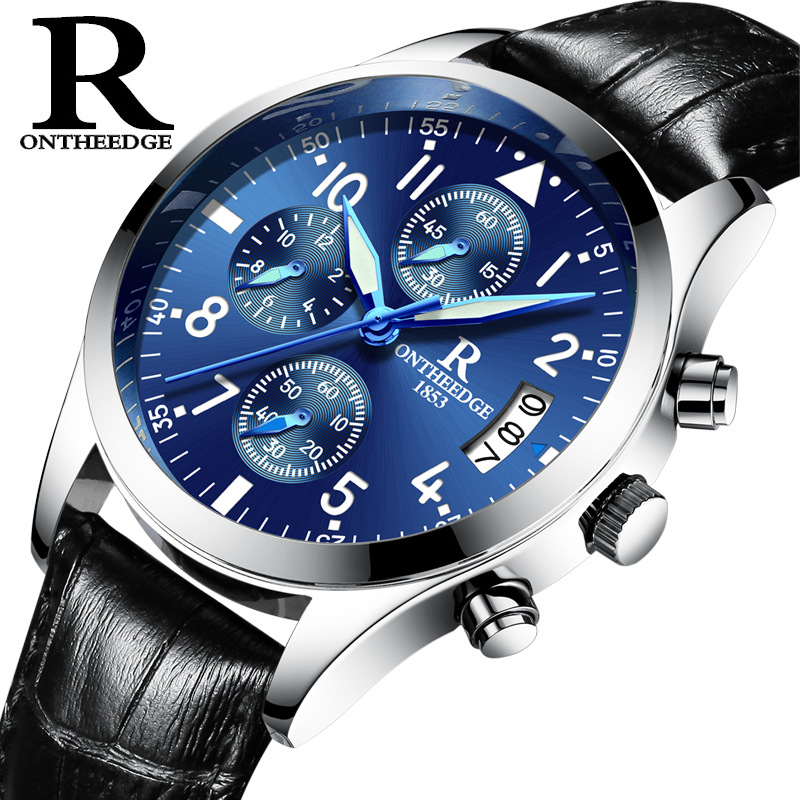 Men's Fashion Steel Belt Non-Mechanical Watch