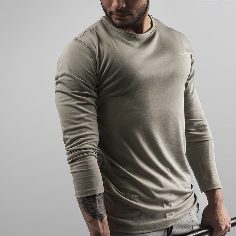 Stretch Slim Long Sleeve T-Shirt