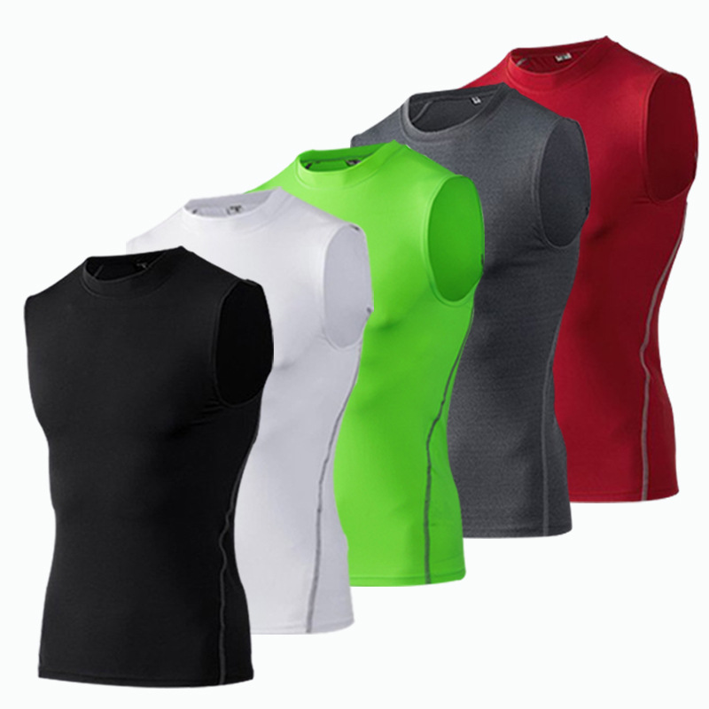 Men's tight training vest