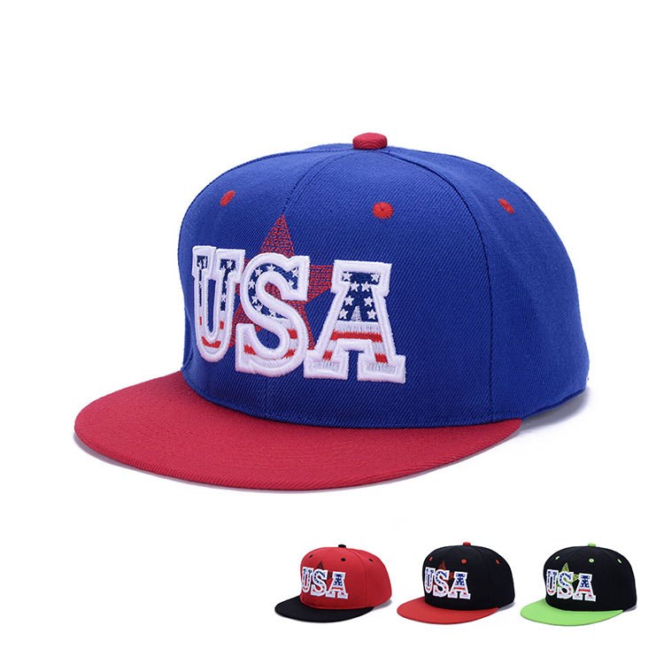 Embroidered hip-hop hat