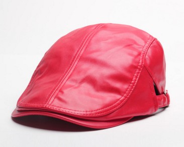 2021 new duck tongue hat wholesale Korean tide duck tongue of men and women PU beret hat factory direct