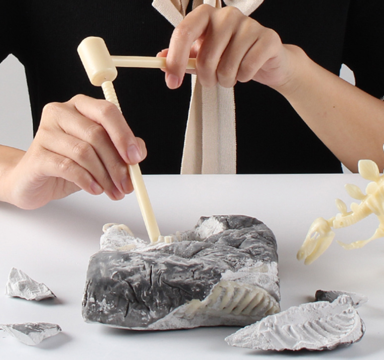 DIY puzzle dinosaur archaeological excavation toys