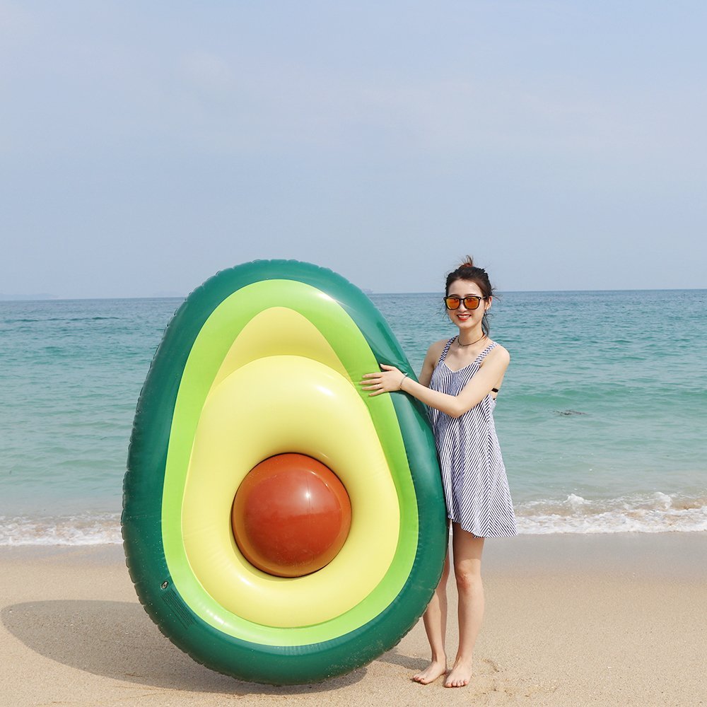 Inflatable Avocado Pool Float