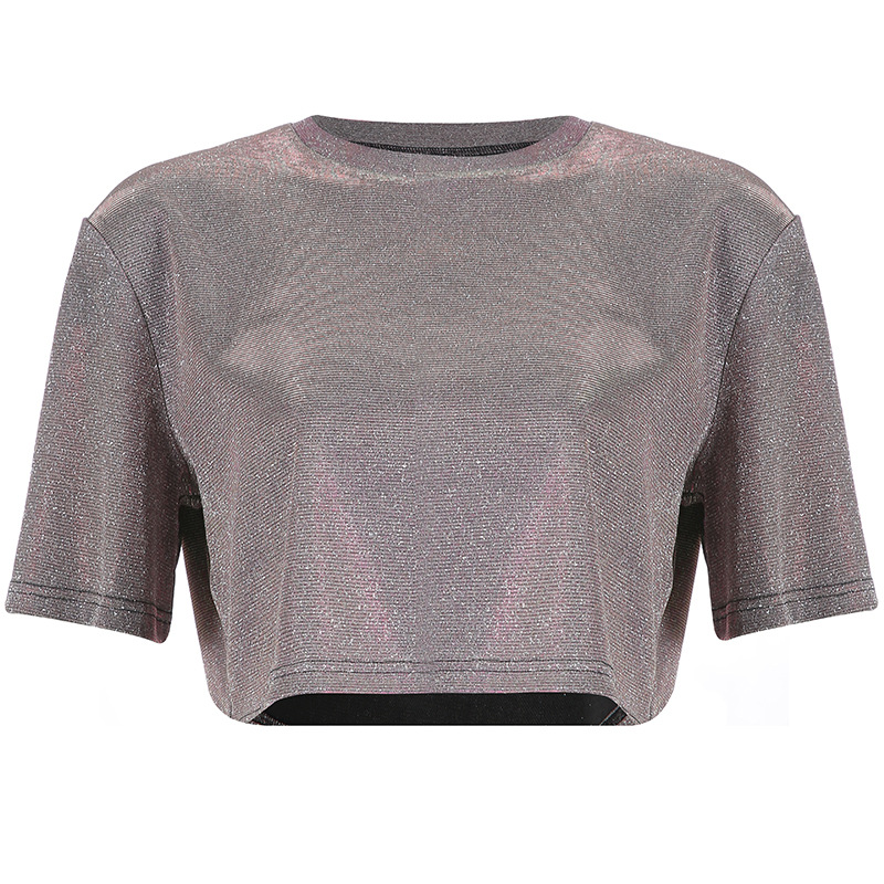 Loose navel t-shirt