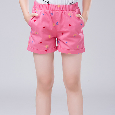 Summer girls' Panties thin shorts 2017 new large leisure shorts a sells wholesale cotton