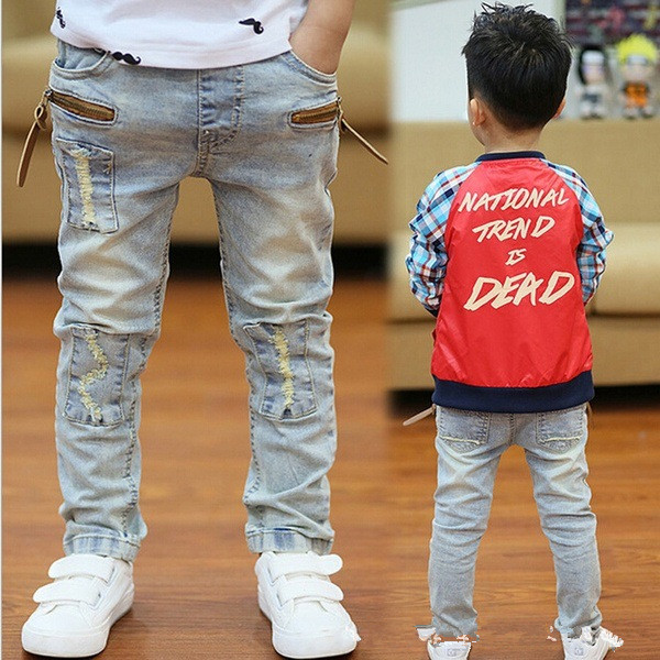 Light Denim Trousers