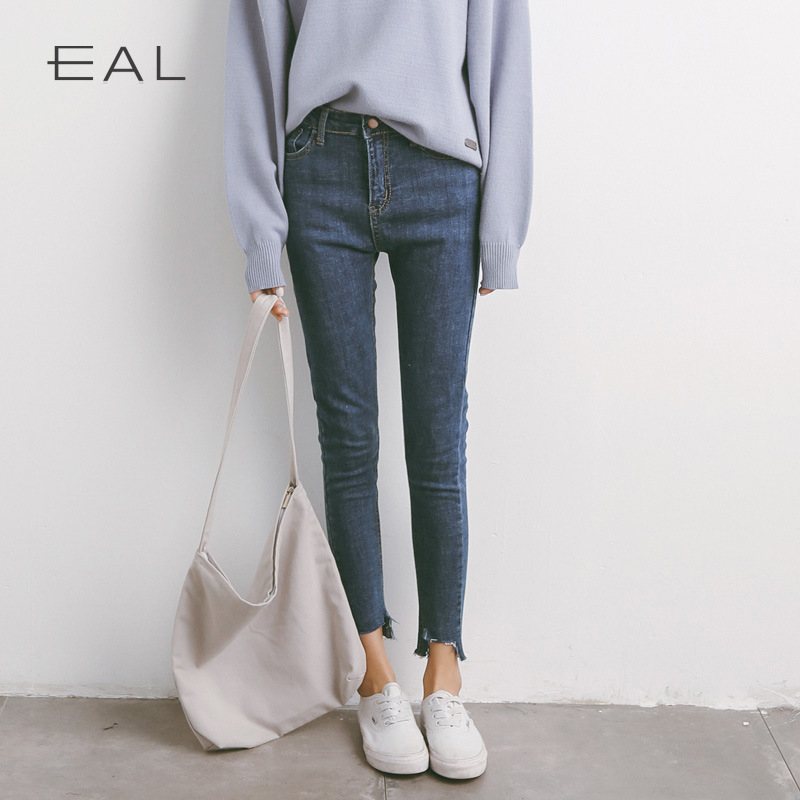 Retro straight-leg pants