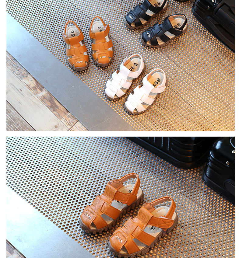 Summer new children's Korean version of the boy's sandals, children's baby, beach shoes, tide