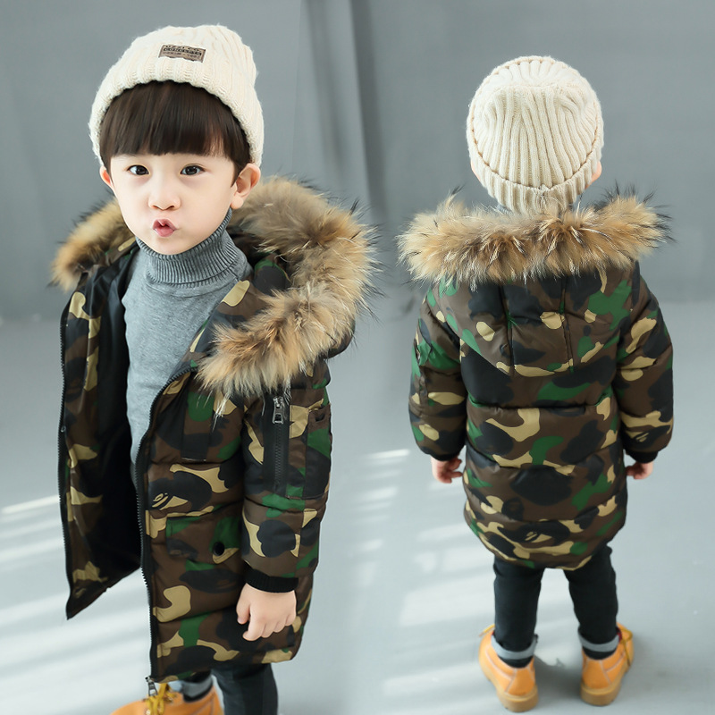 Camouflage cotton coat