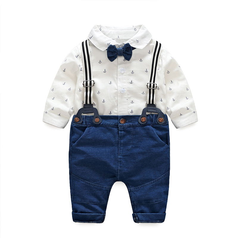 Triangle bow tie, harem strap trousers