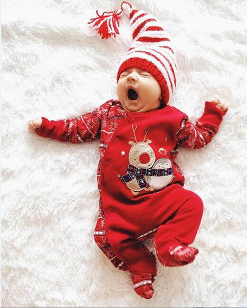 Christmas snowflake print jumpsuit