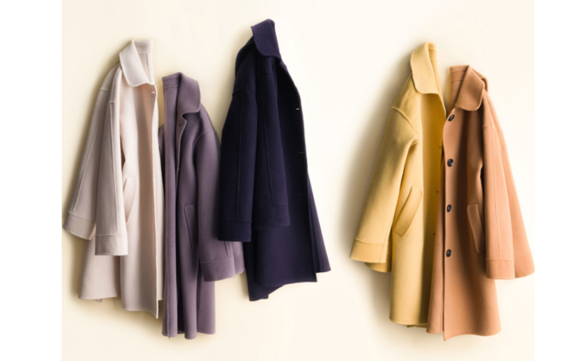 Mid-length women's woolen coat trench coat