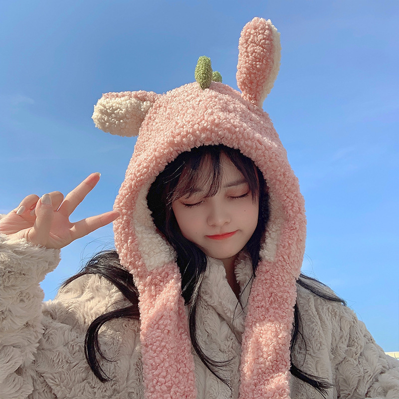 Cute Warm And Windproof Earmuffs Cartoon Children Headgear