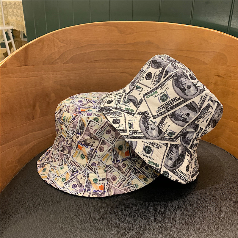 Graffiti fisherman hat female foldable
