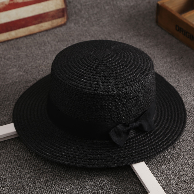 Bowknot Furry Sun Hat Traveling Holiday Beach Hat