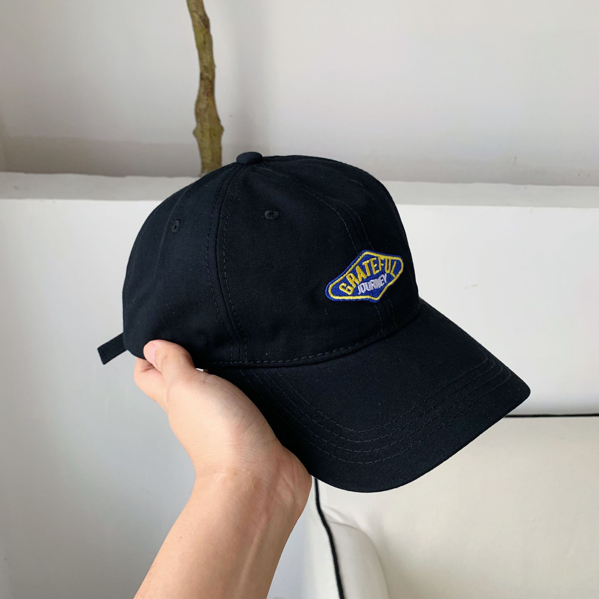 Korean Spring And Summer Blue Baseball Cap