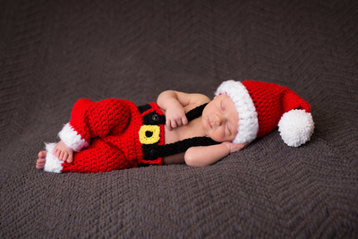 Red wool christmas dress