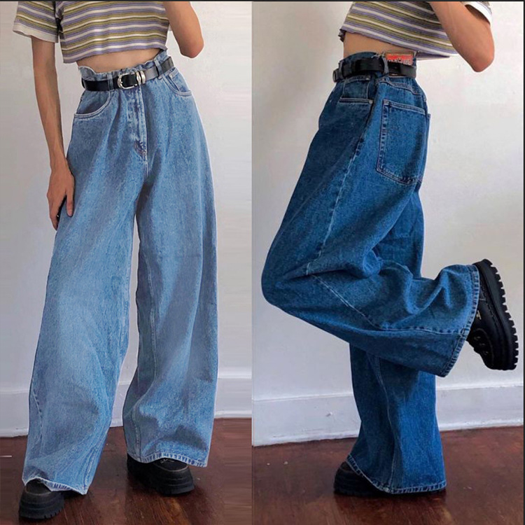 European And American Ins Trend Wide-leg Pants