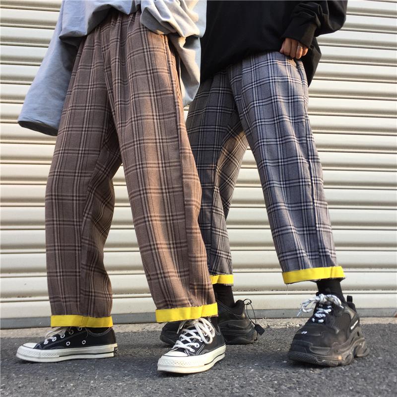 Casual plaid pants