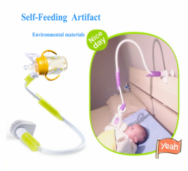 Free Hand Baby Bottle Holder Feeder Bottles Rack Baby Feeding Holder Drink Water Nursing Bottle Holder Support Clip