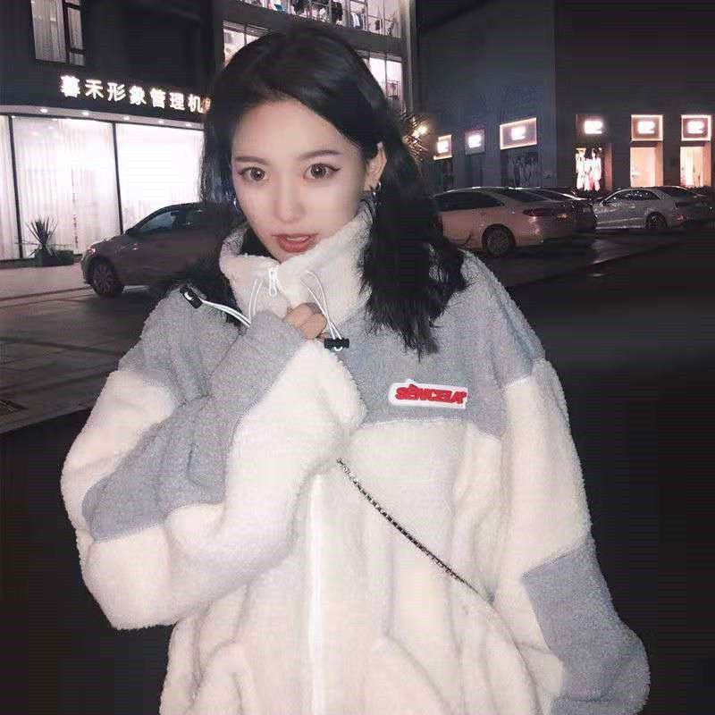 Lamb plush coat
