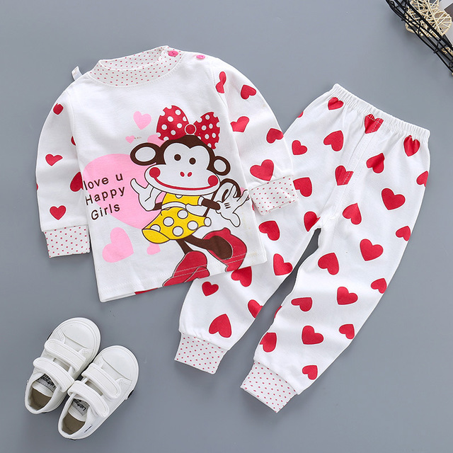 Cotton T-shirt long sleeve suit