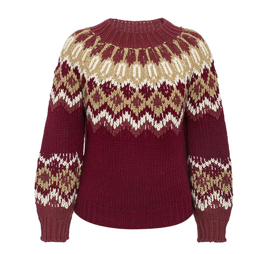 Ethnic wind sweater