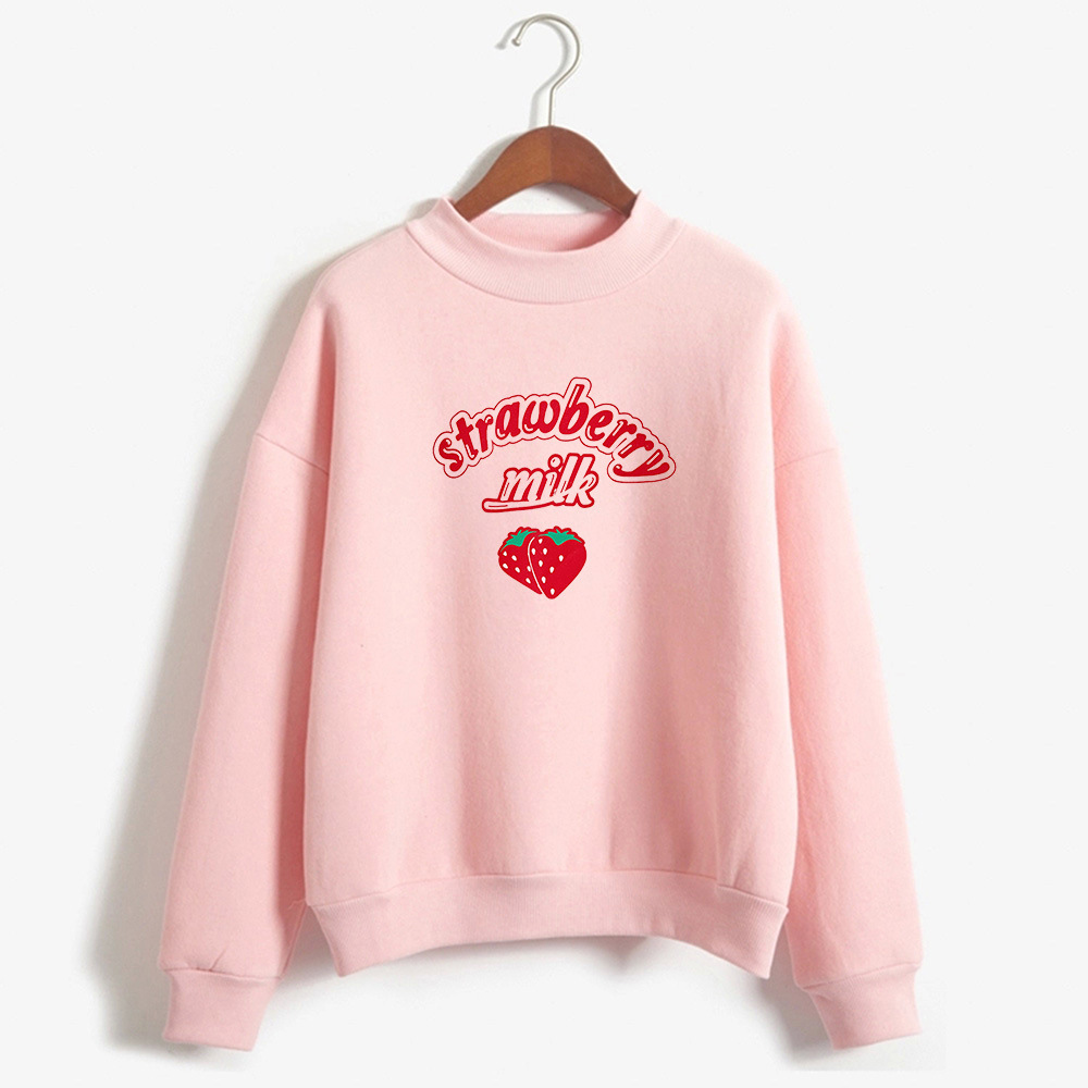 Strawberry Digital Print Sweatshirt