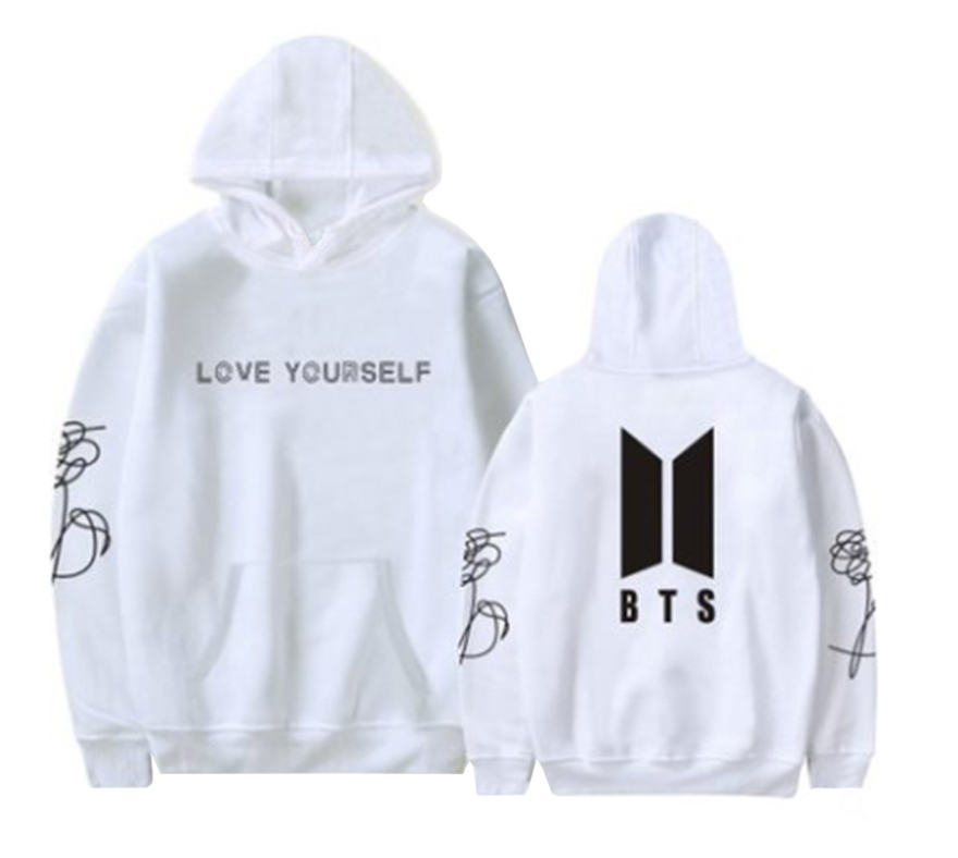 Men and women loose hooded sweater