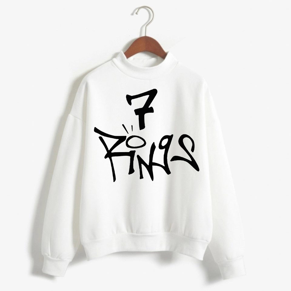 Women's printed round neck sweater