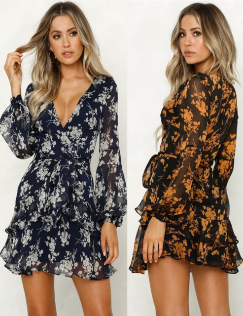 long-sleeved dress