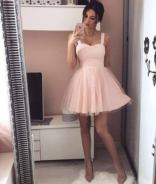 Sling mesh dress solid color slim tutu