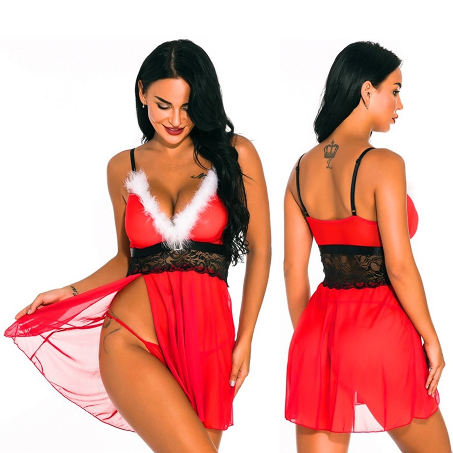Sling Christmas evening dress