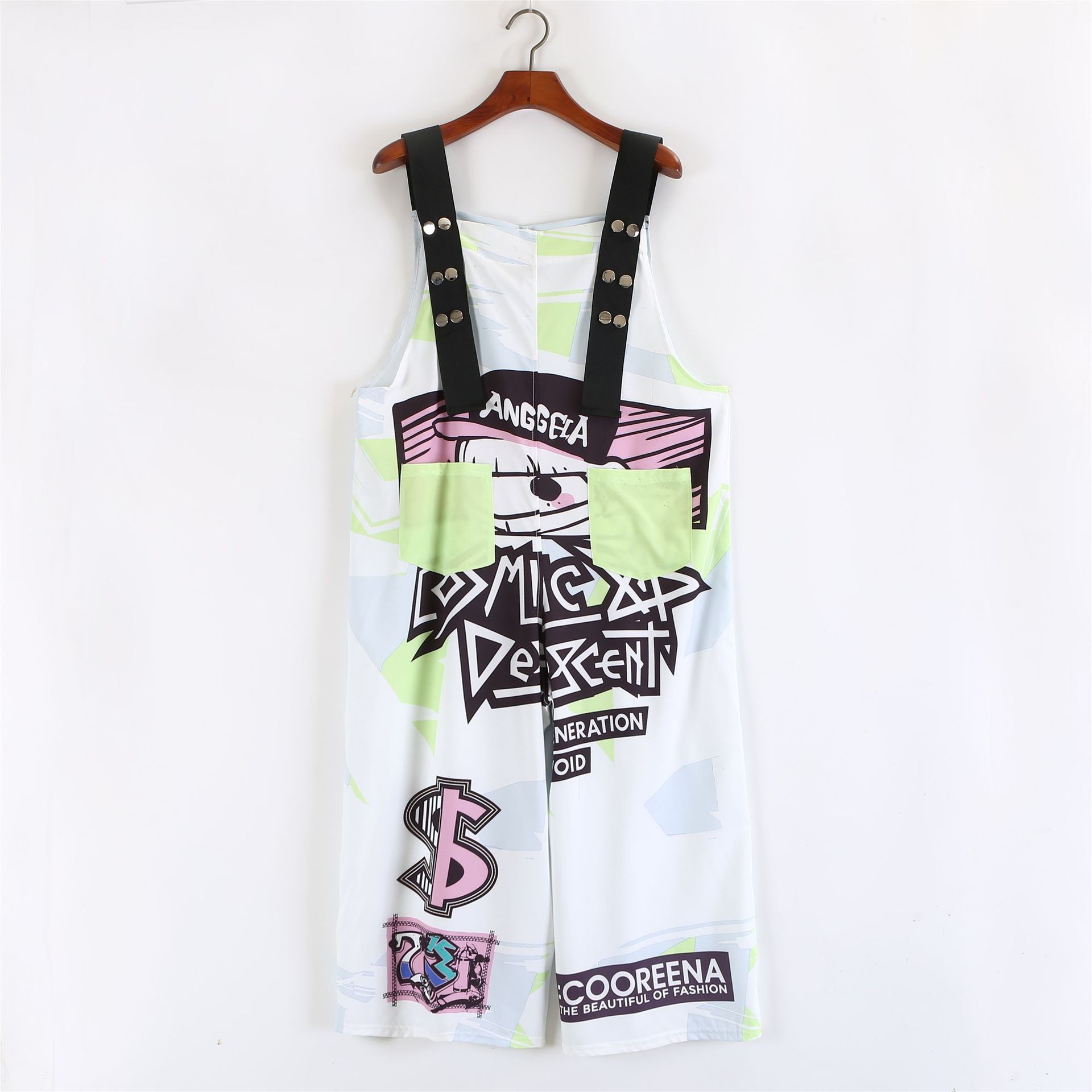 Trendy Brand Hip-Hop Hip-Hop Plus Size Women'S Suspender One-Piece Overalls