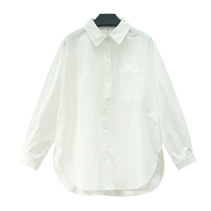 White Shirt Women''s Spring And Autumn 2021 French Retro