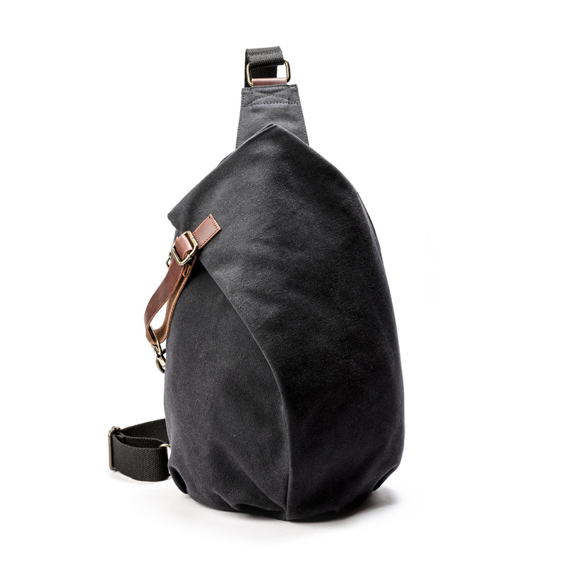 Zaino Semplice Borsa A Tracolla Casual Da Uomo In Tela Borsa A Tracolla