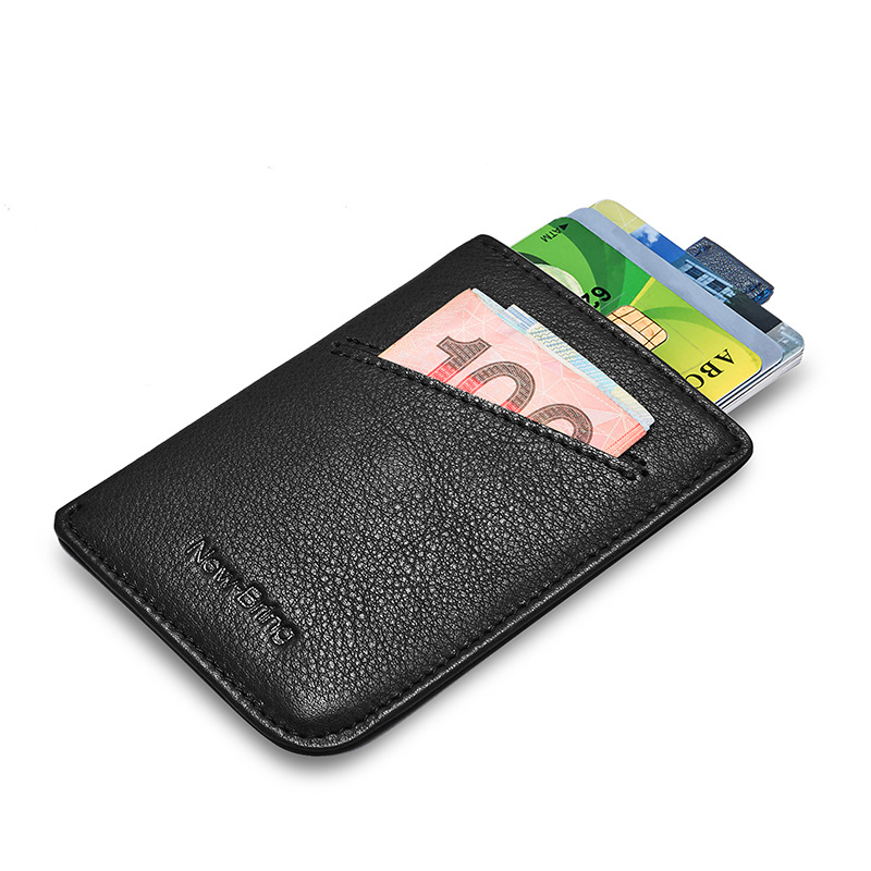 Anti-RFID card holder in leather card case