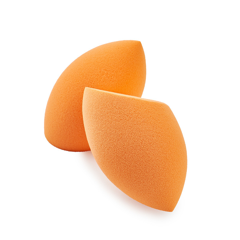RT OrangeOrange Oblique Cut Foam Large Smear-proof Makeup Very Soft Cosmetic Egg Light Pinkblackcoffeeskin Color Wholesale
