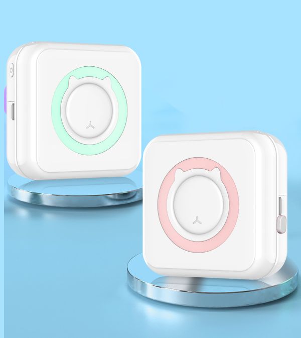 Mini Portable Pocket Thermal Label Printer Wireless Printing Sticker Home Office Use Printer