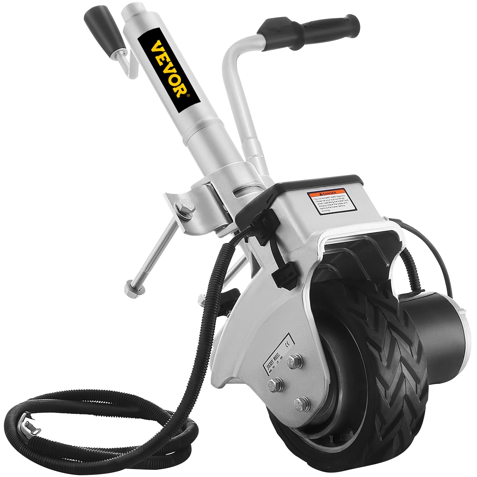 Happybuy Trailer Mover 350W 12V Electric Trailer Jack Max Vehicle Load 5000Lbs Trailer Jockey Wheel Utility Trailer Jack Easy to Maneuver Trailer Caravan Boat