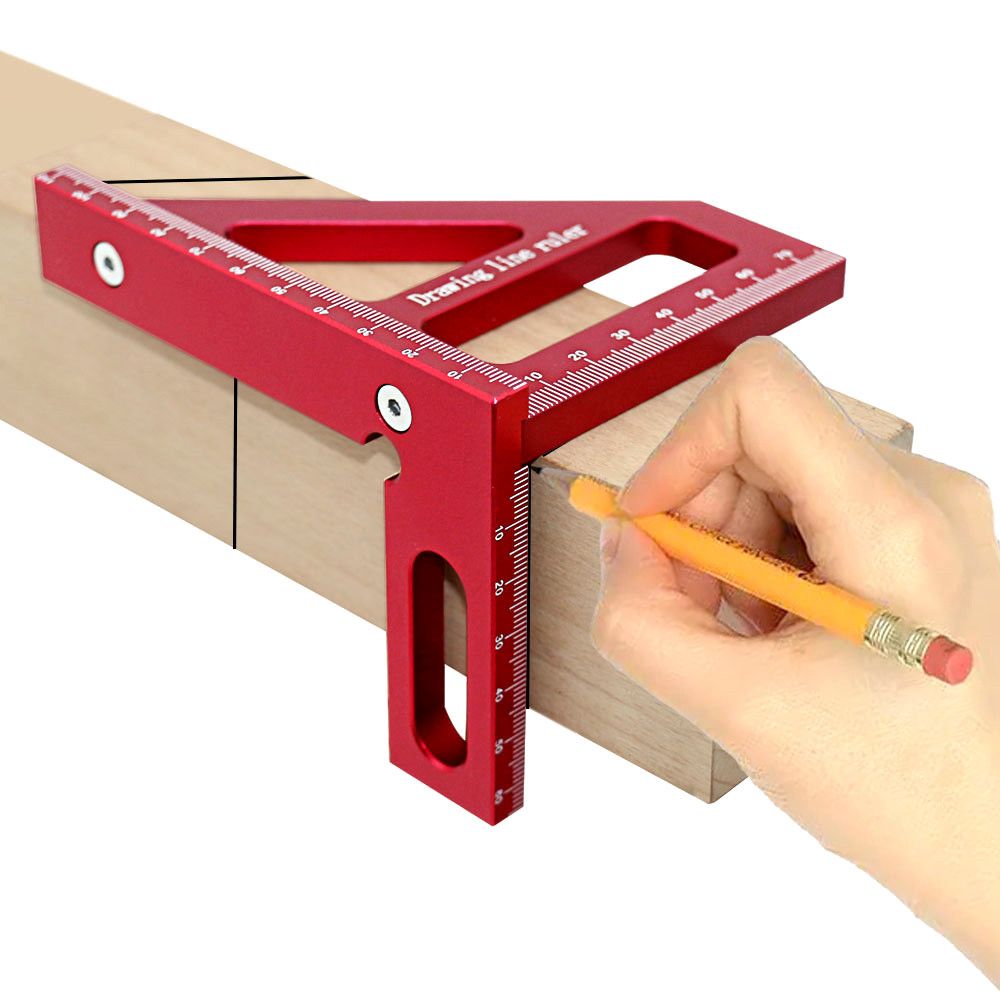Upgrade Your Woodworking Projects With This Multi-Angle Aluminum Ruler