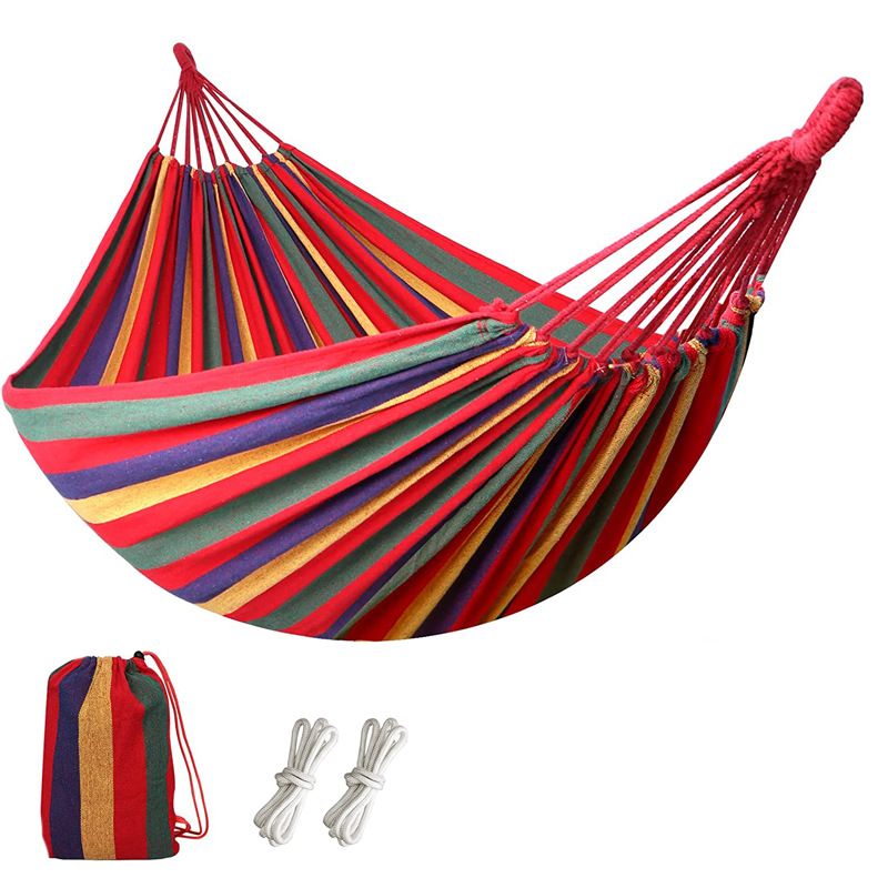 Outdoor Garden Camping Hammock With Tree Strap, Can Bear 450 Pounds, Portable Hammock With Storage Bag Perfect For Indoor Outdoor Patio Backyard Camping