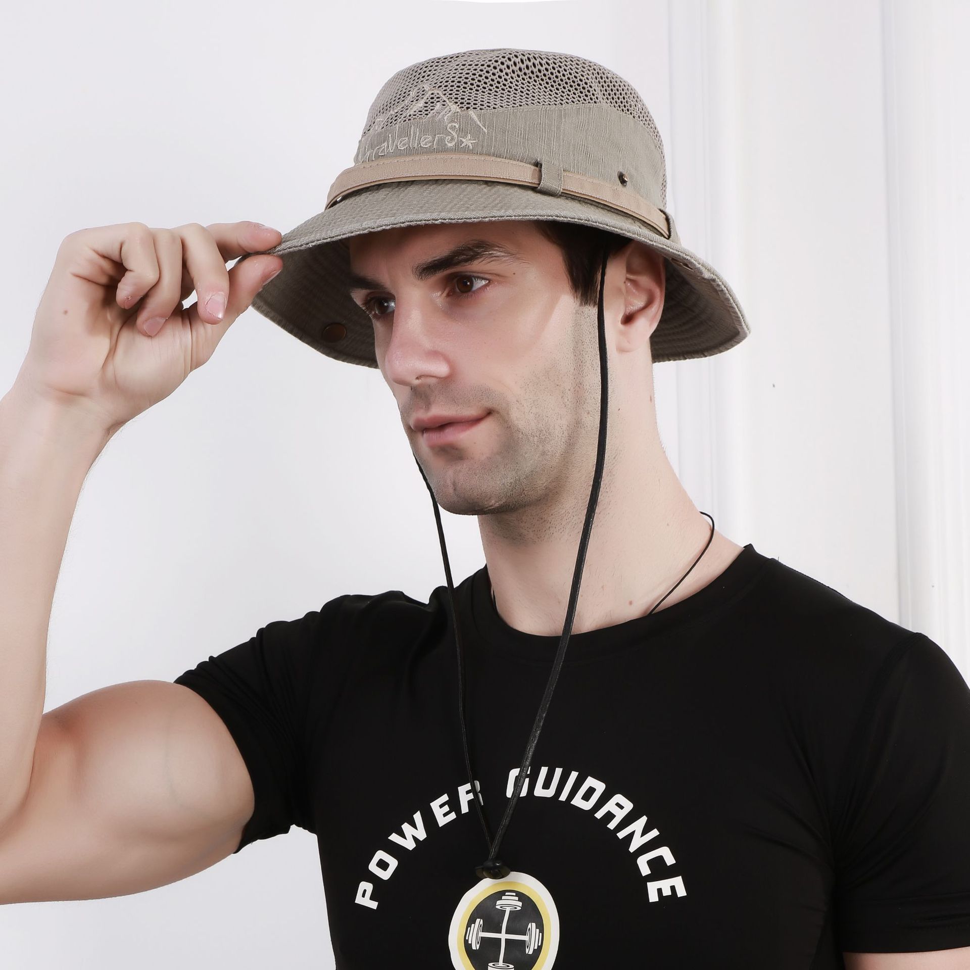 Outdoor Mesh Summer Breathable Bucket Hat For Hiking Beach Ideal Choice For Gifts