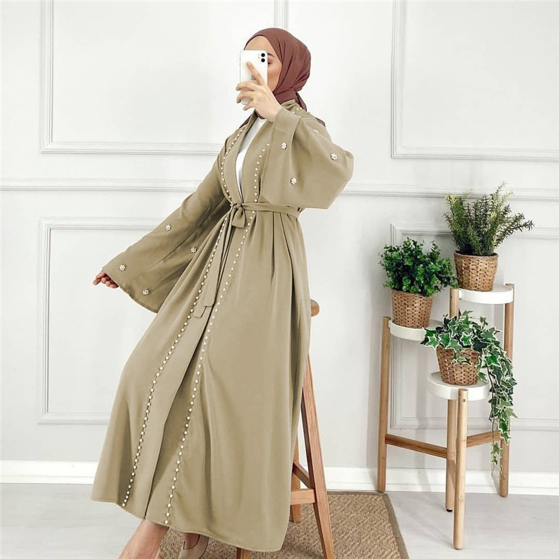 Eid Kaftan Fas Abaya Dubai Türkiye Tesettür Müslüman Modası