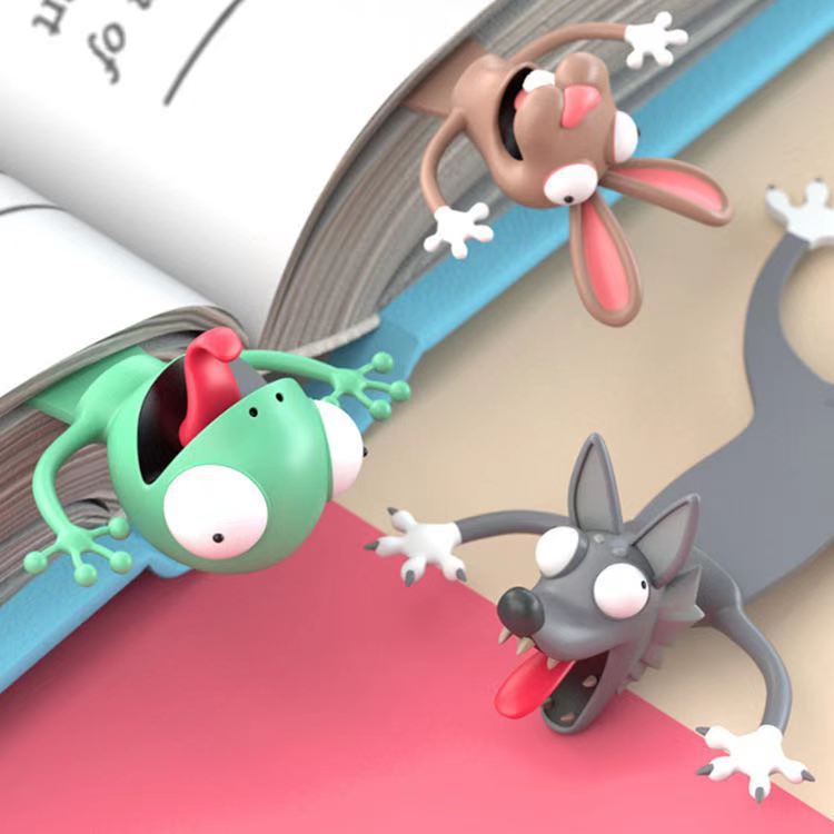 Cute 3D Animal Series Bookmark Novelty Funny Cute Stationery 10 Styles Available